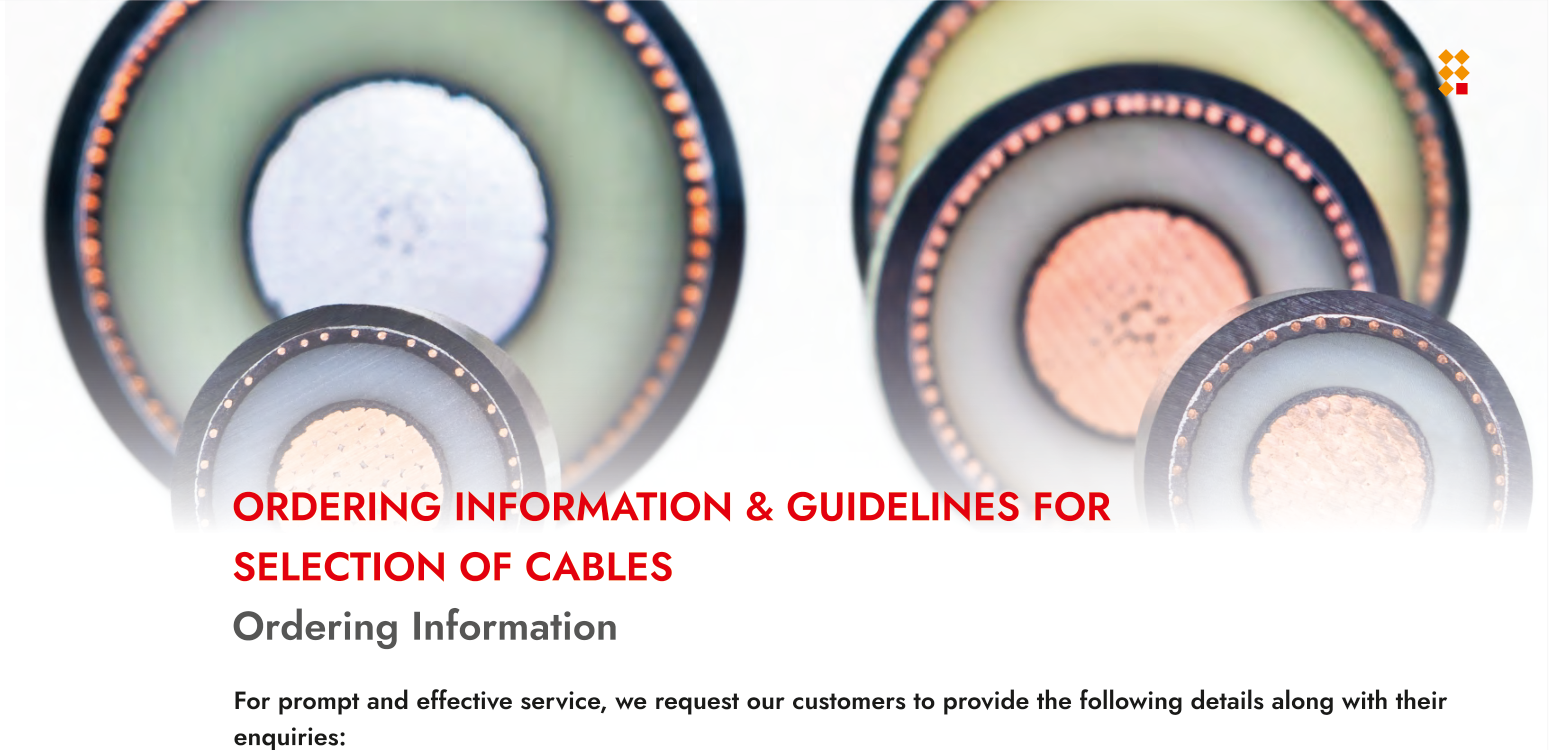 APAR HT cable construction
