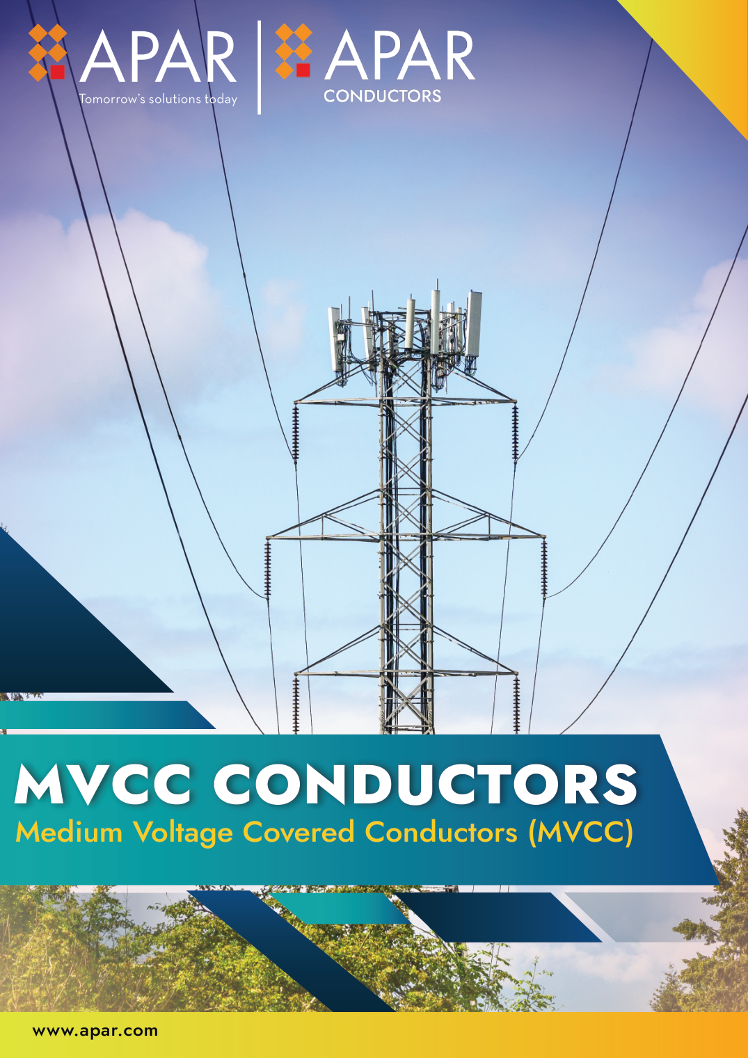 APAR medium voltage covered conductor brochure cover