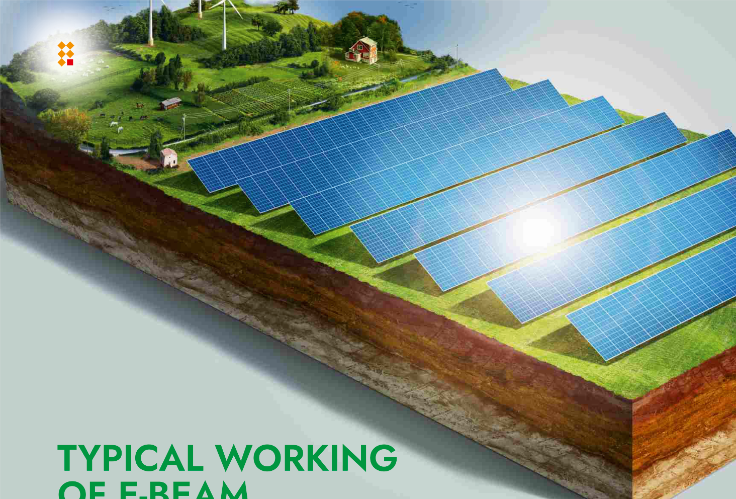 Solar farm cable routing