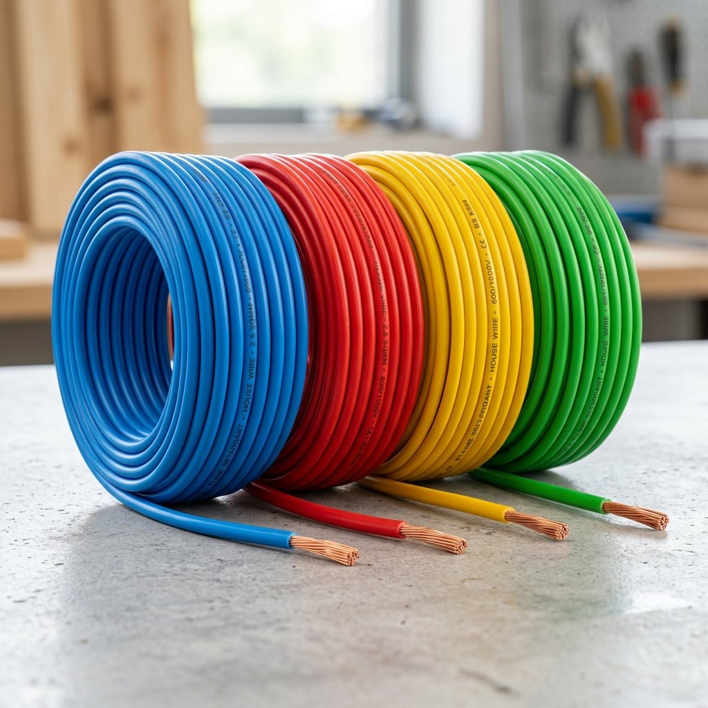 Flame retardant flexible building wires